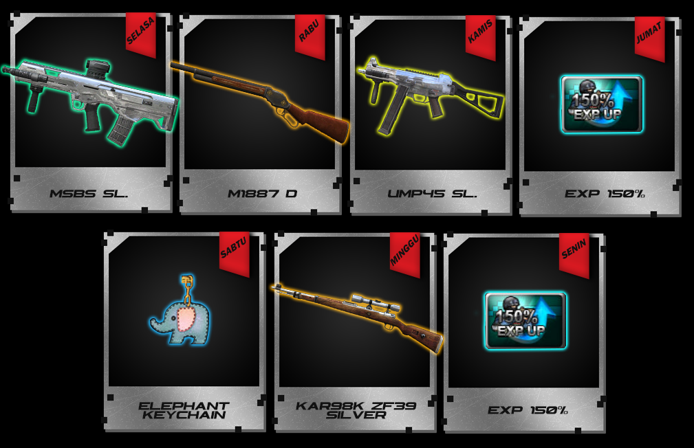 Item rewards. Sound Gun.